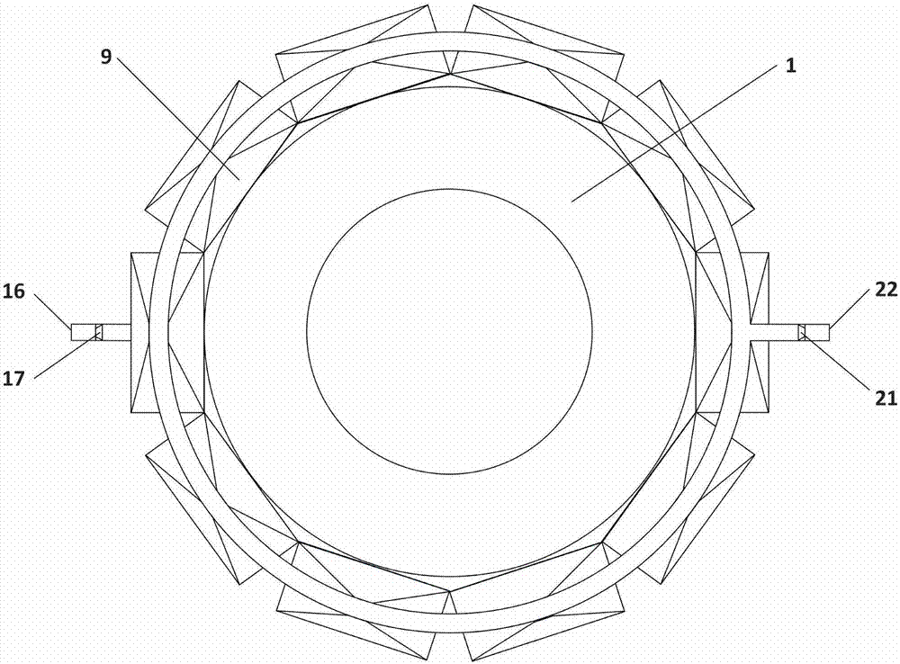 Self-circulation flue gas dedusting and cooling tower and method