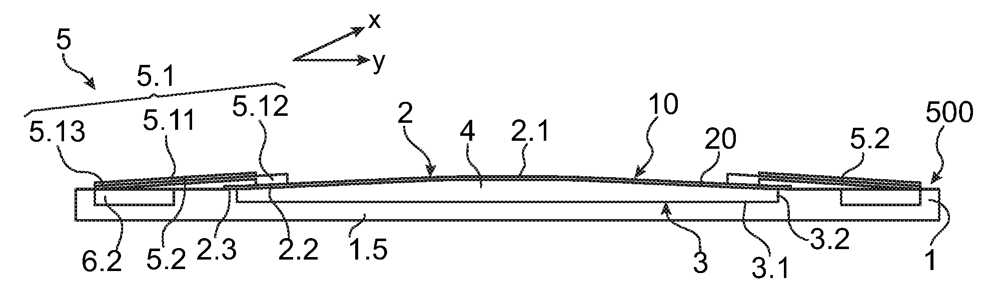 Membrane, especially for an optical device having a deformable membrane