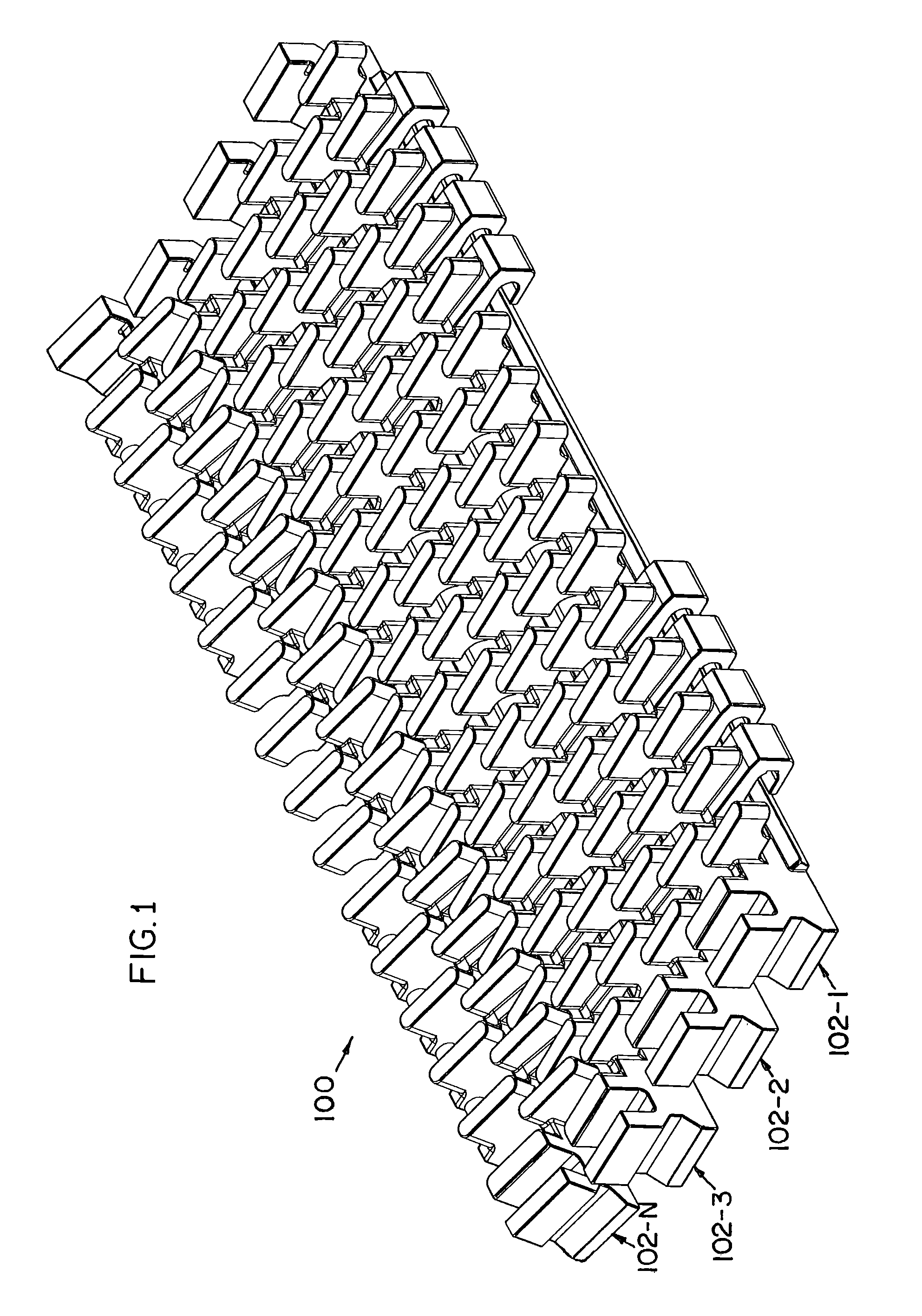 Modular conveyer belt