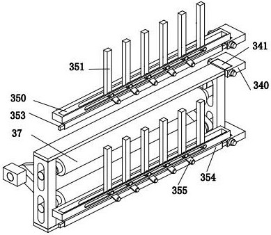 A low-voltage cable installation guide type wiring arrangement device