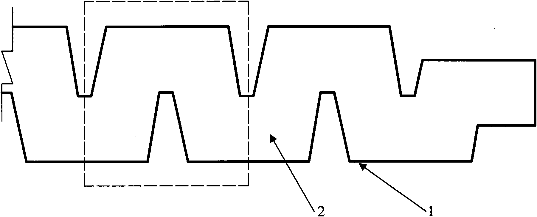 Design method of anti-blockage runner structures of douches of labyrinth runner structure