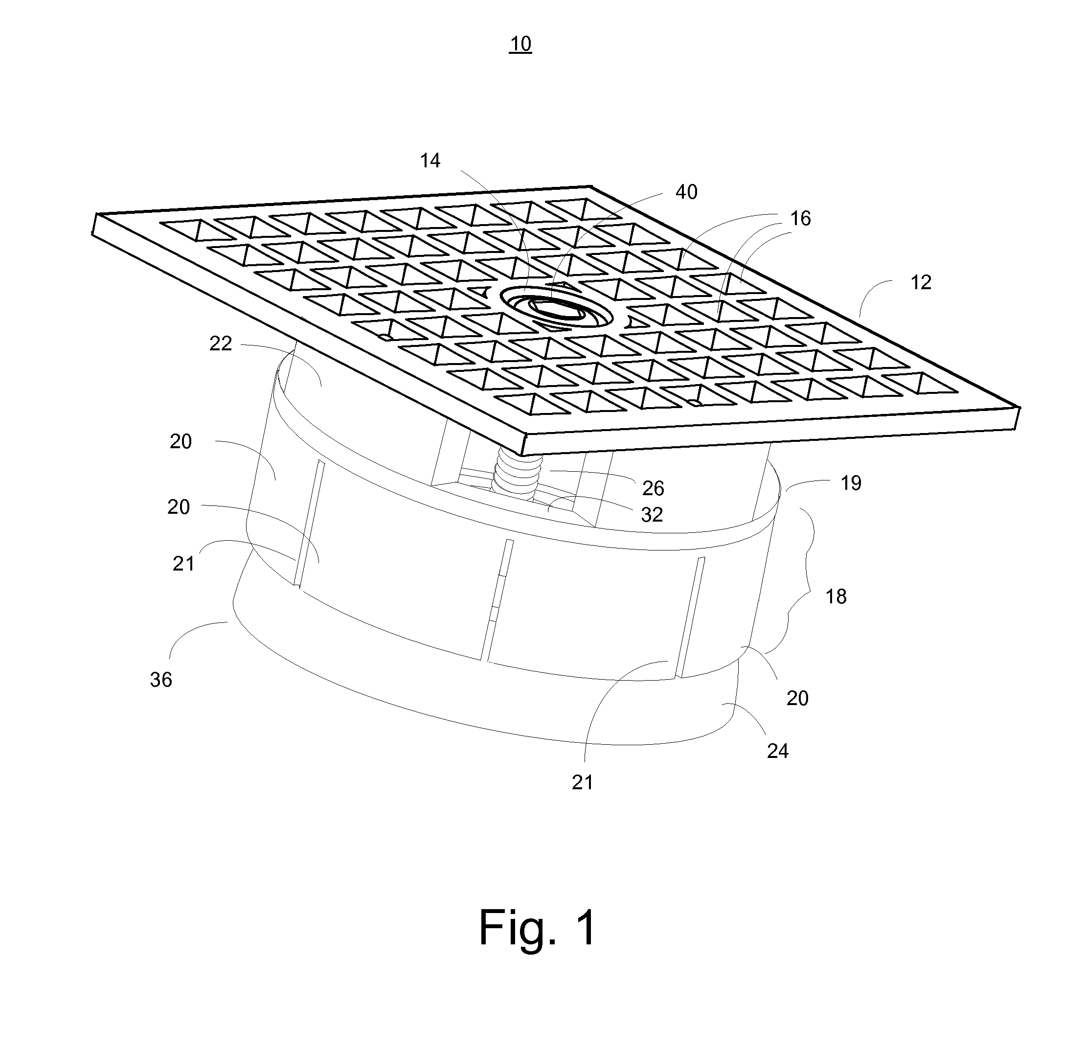 Removable locking floor sink drain screen for enlarged opening