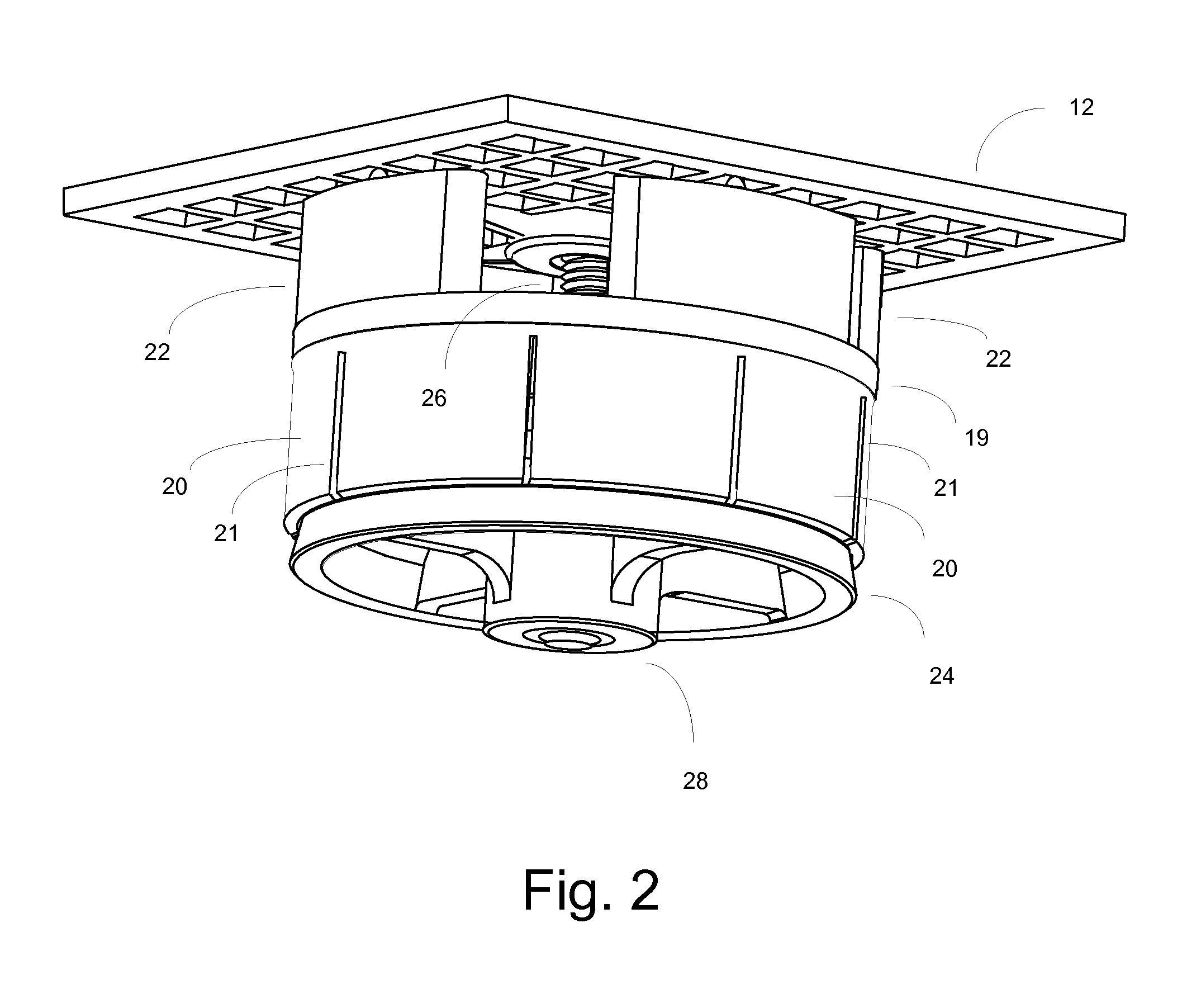 Removable locking floor sink drain screen for enlarged opening