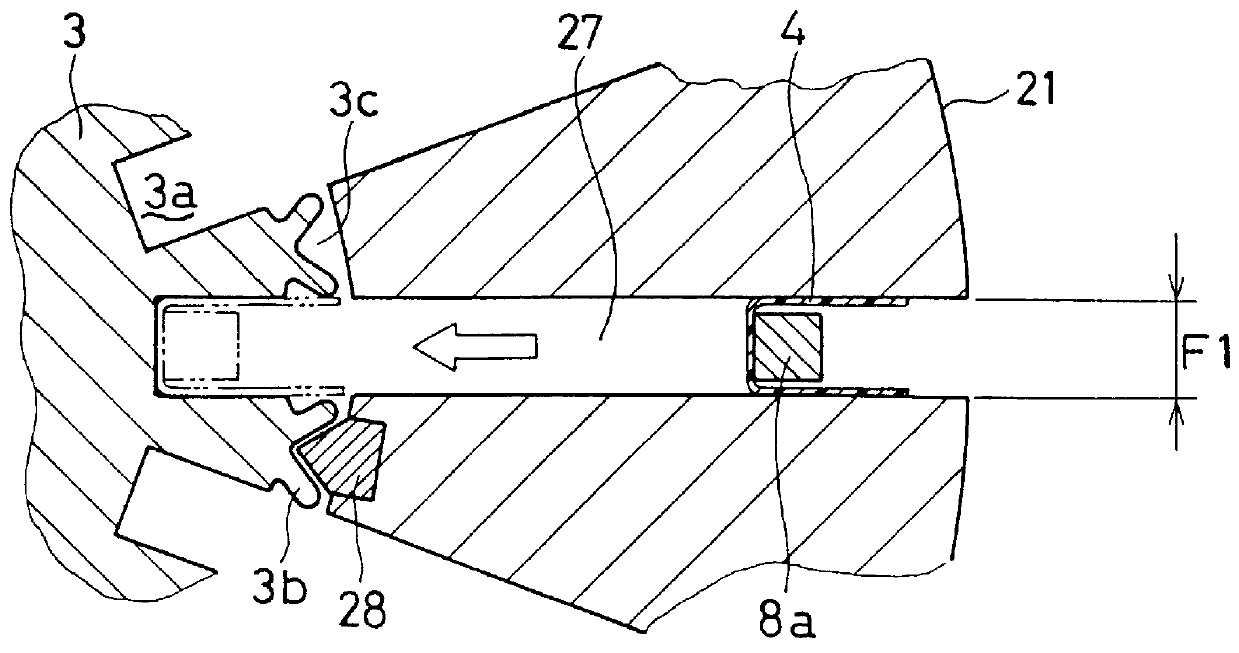 Rotor production method including assembling a slot insulator and coil trunk into a set prior to insertion into an armature core