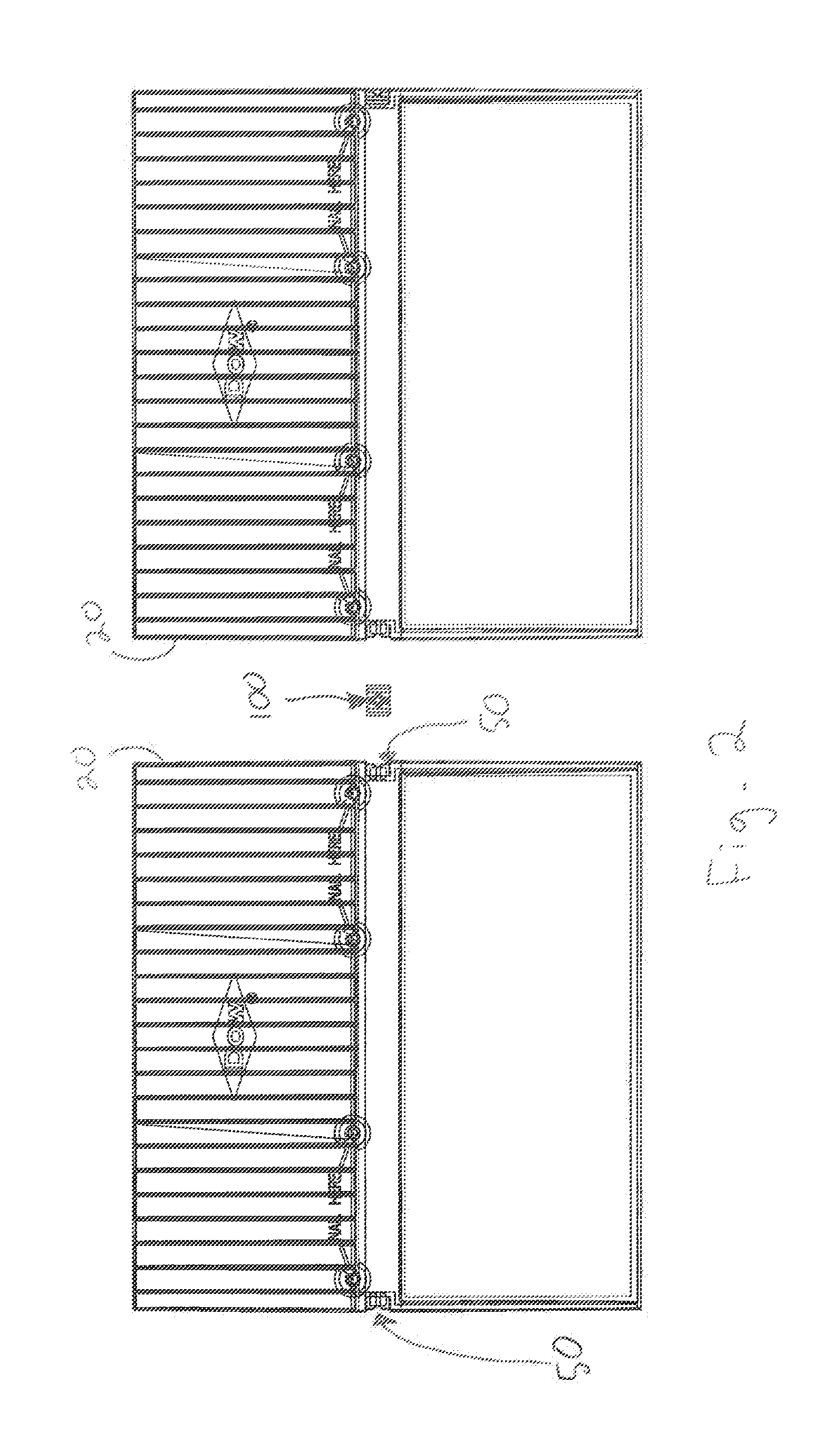 System and connector configured for macro motion