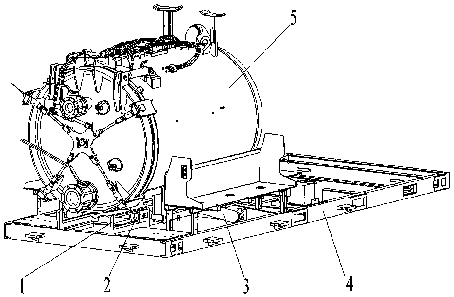 Vehicle-mounted movable tilting sealing tank device