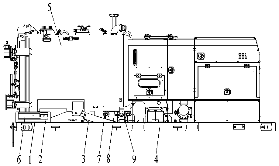 Vehicle-mounted movable tilting sealing tank device