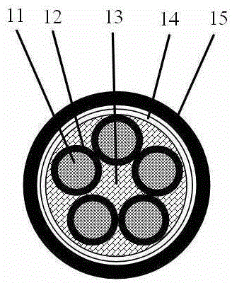 Novel fire-resistant cable