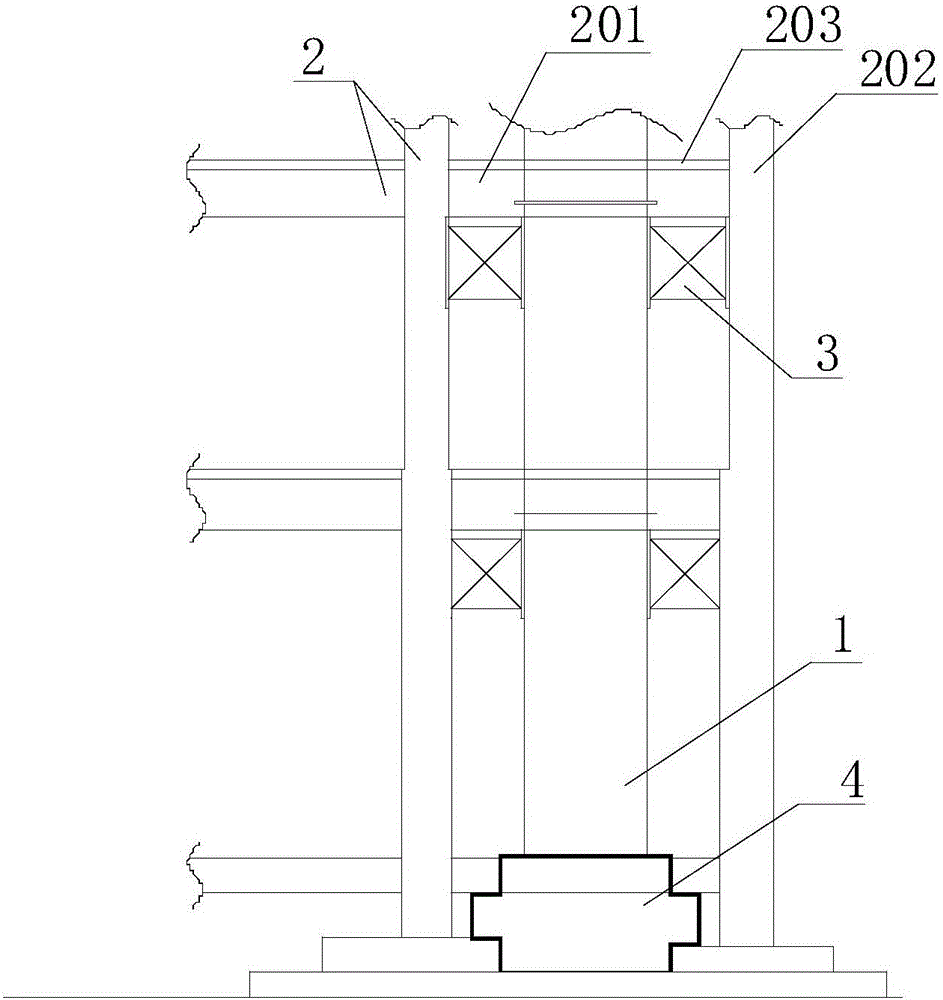 Fabricated double-layer steel plate swinging wall with ductility energy consumption connecting pieces