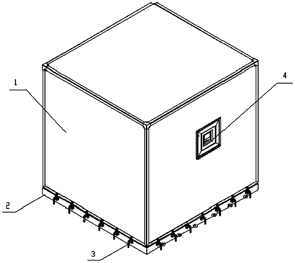 Lightweight carbon fiber container