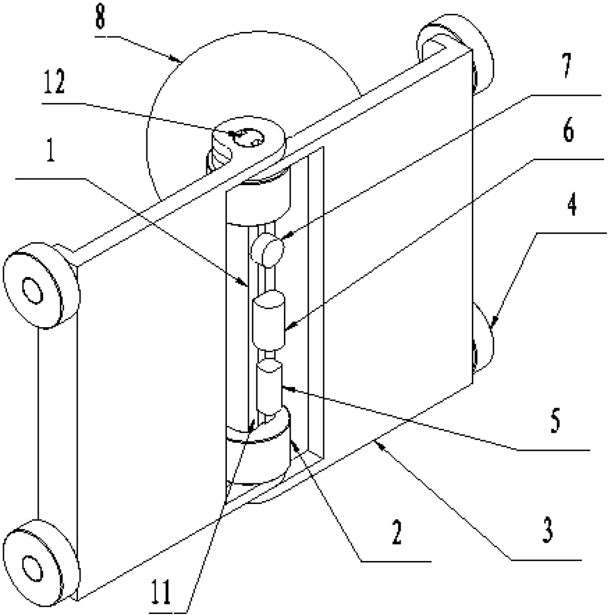 A probe scanning tool suitable for welding inspection of different structures