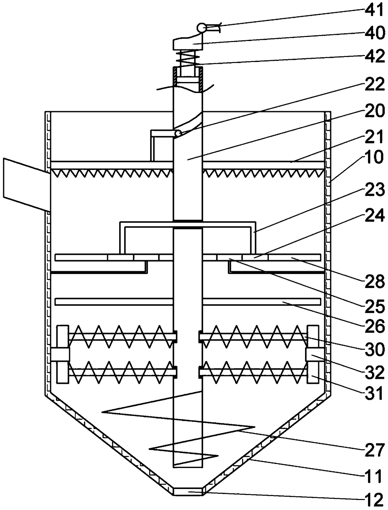 Plastic foam processing device