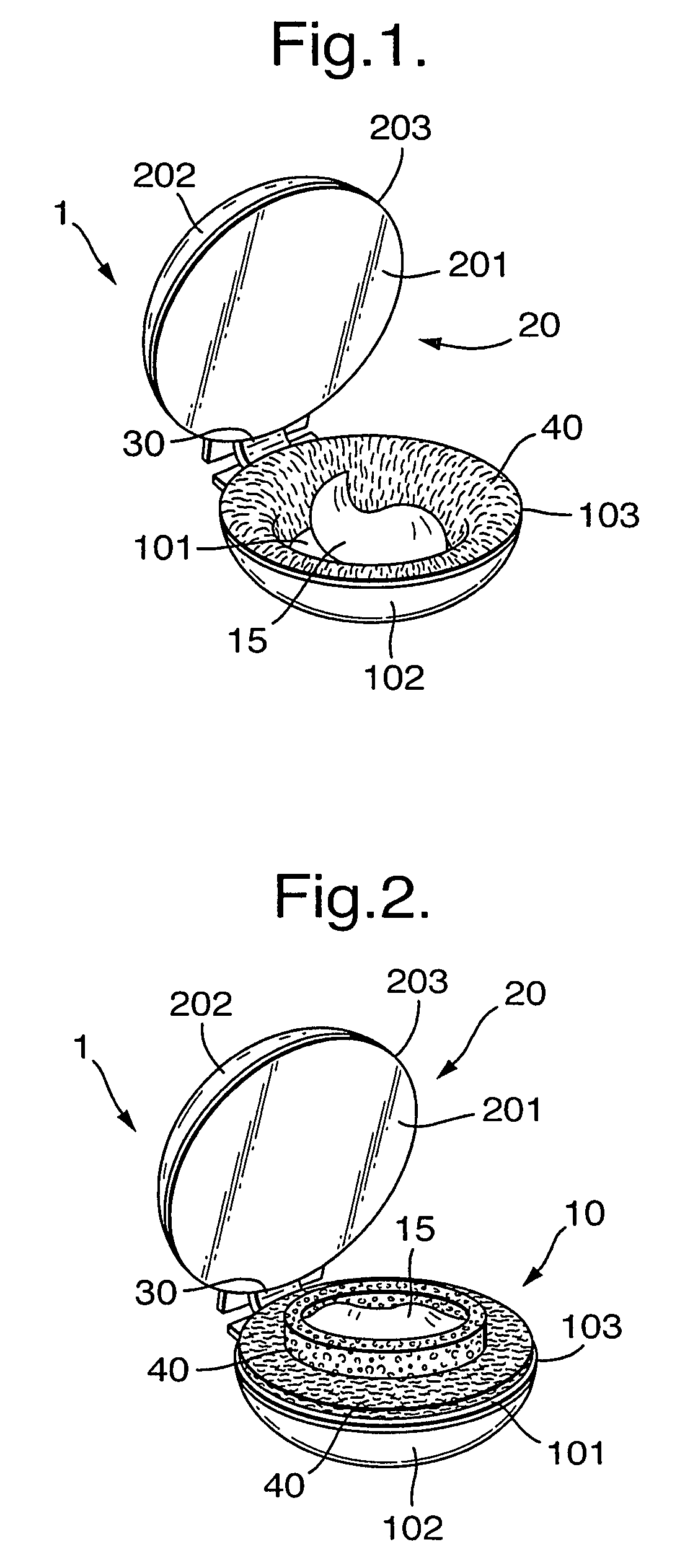 Hair treatment application system comprising an absorbent substrate