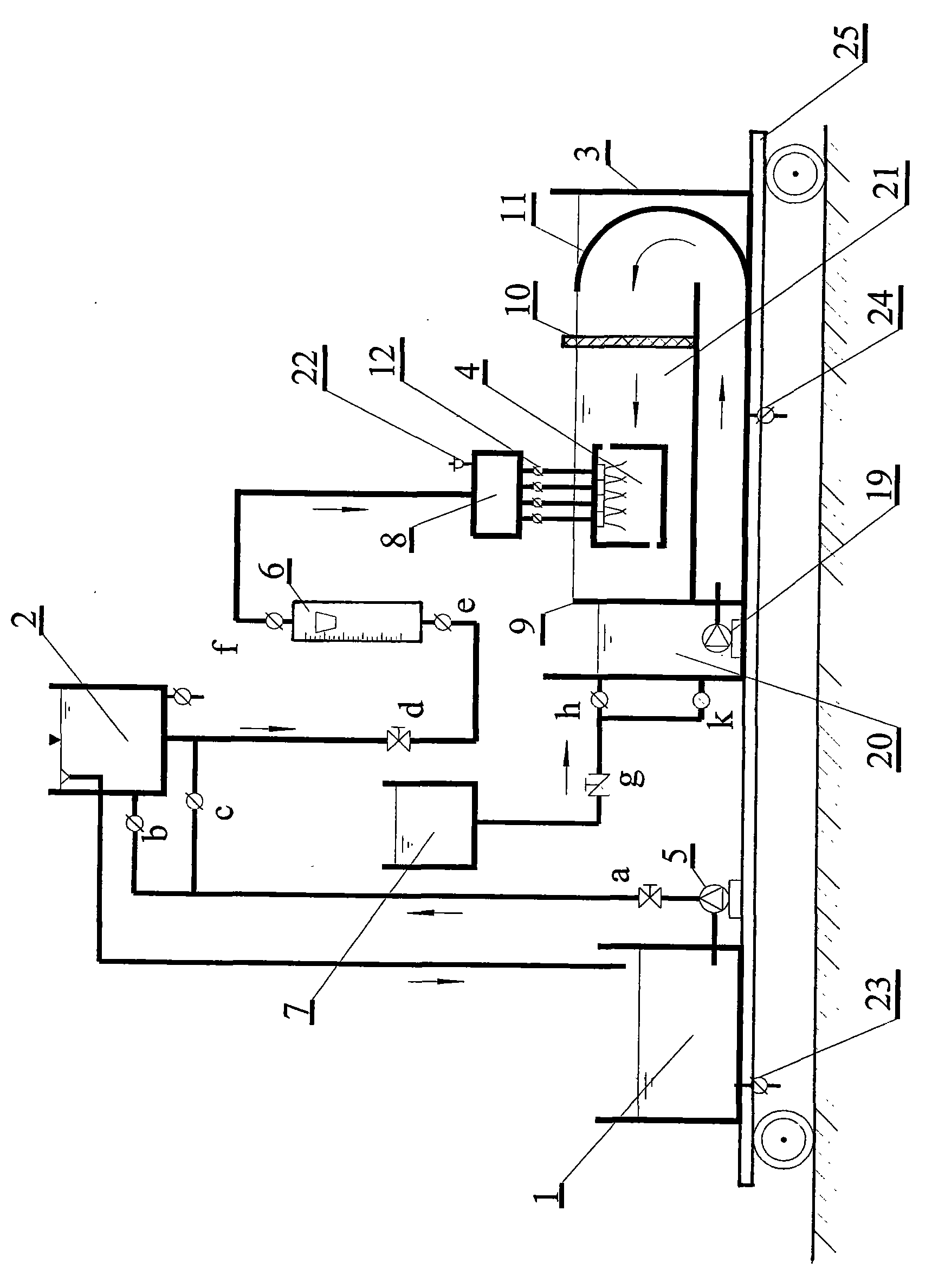 Natural ventilation salt-bath scaled model experimental device