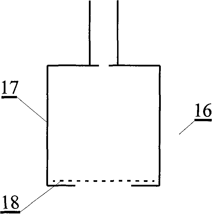 Natural ventilation salt-bath scaled model experimental device