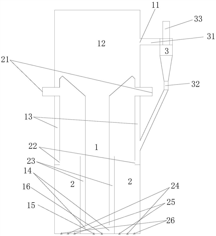 Coal and sludge mixed gasification method and device