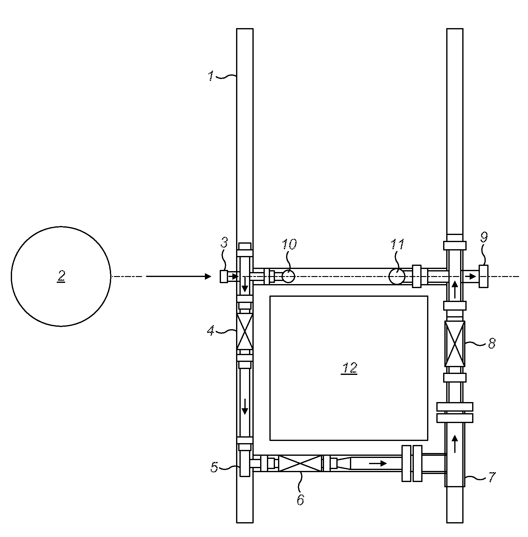 Automated dump system for solid separator