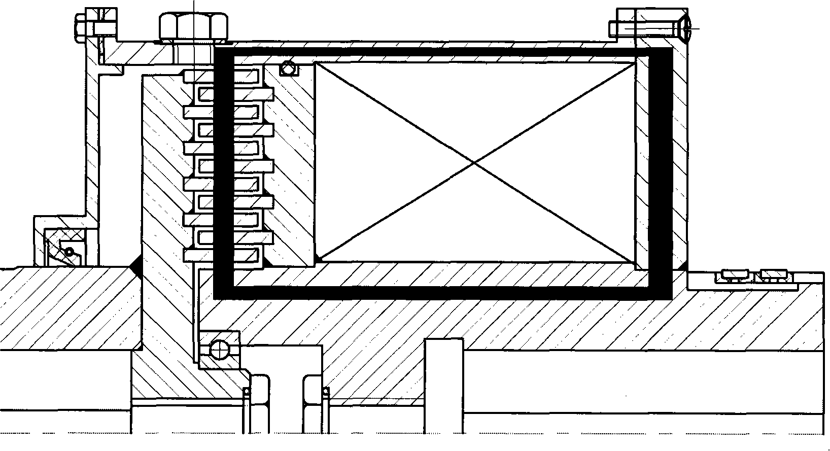 Magneto-rheological fluid soft starting device