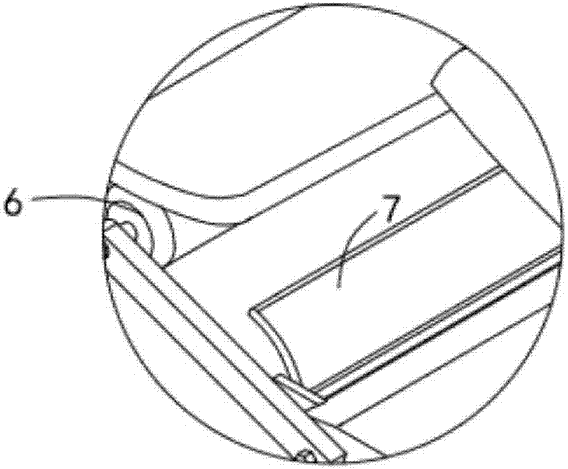 Winding drum type singeing mechanism