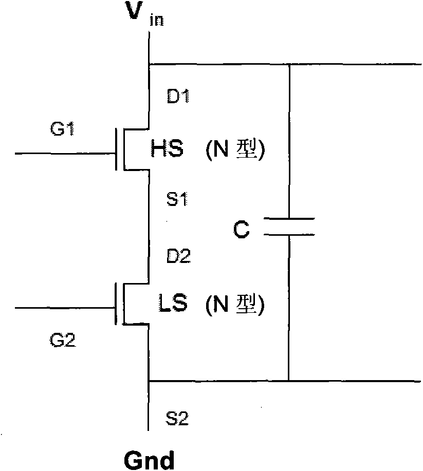 Semiconductor packing structure applied to power switcher circuit