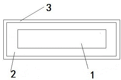 Anti-collision bar with elastic material layer for automobile body