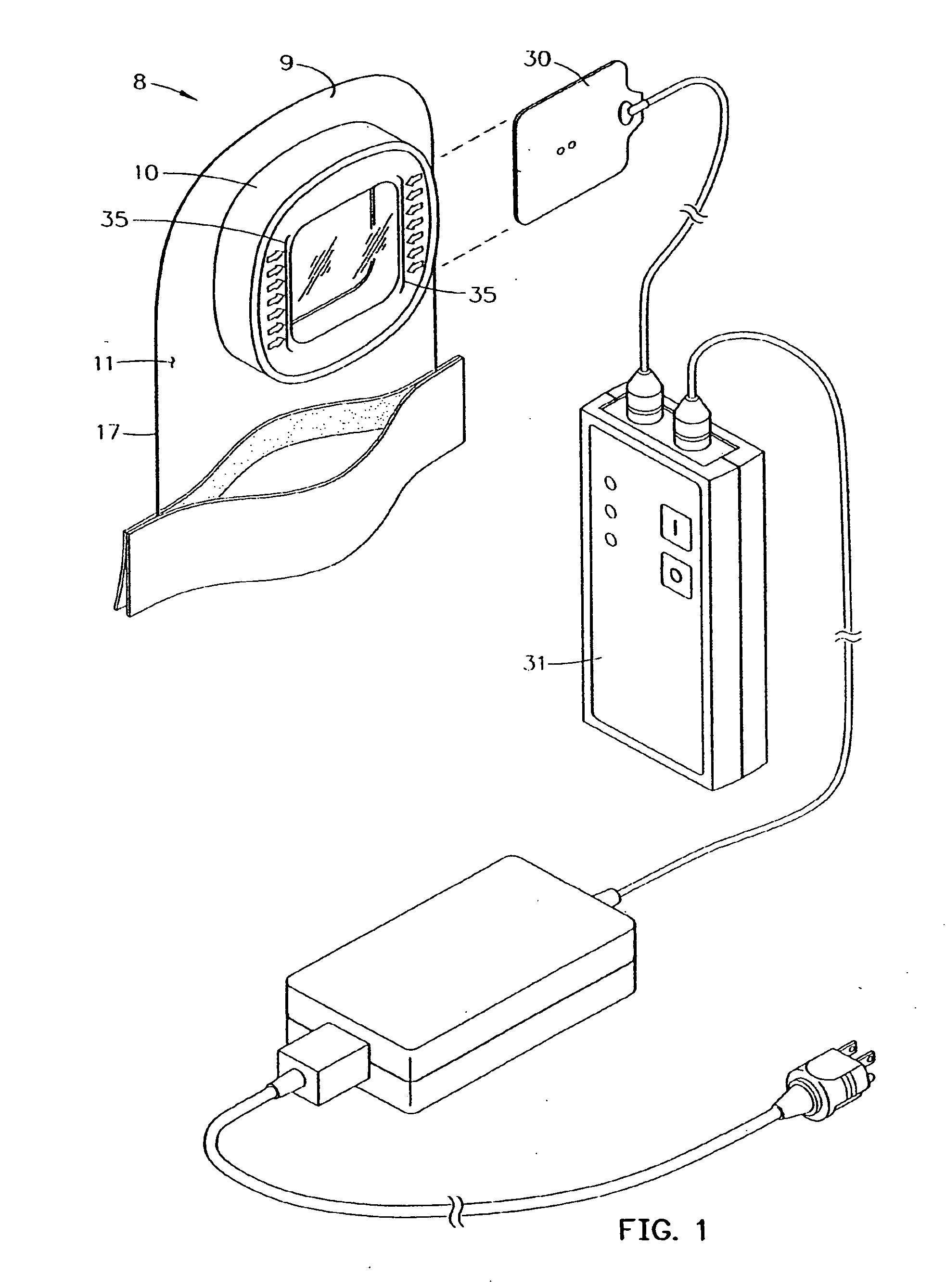 Tissue treatment device for an extremity