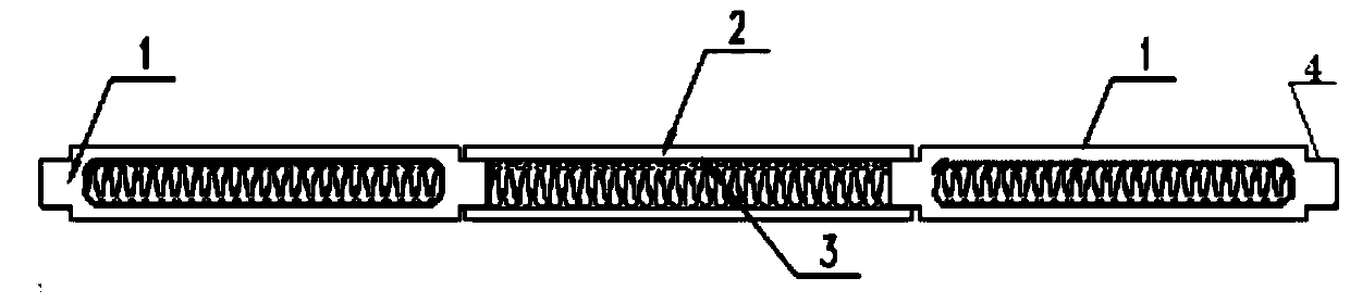 Assembled partition plate part, installation method and application