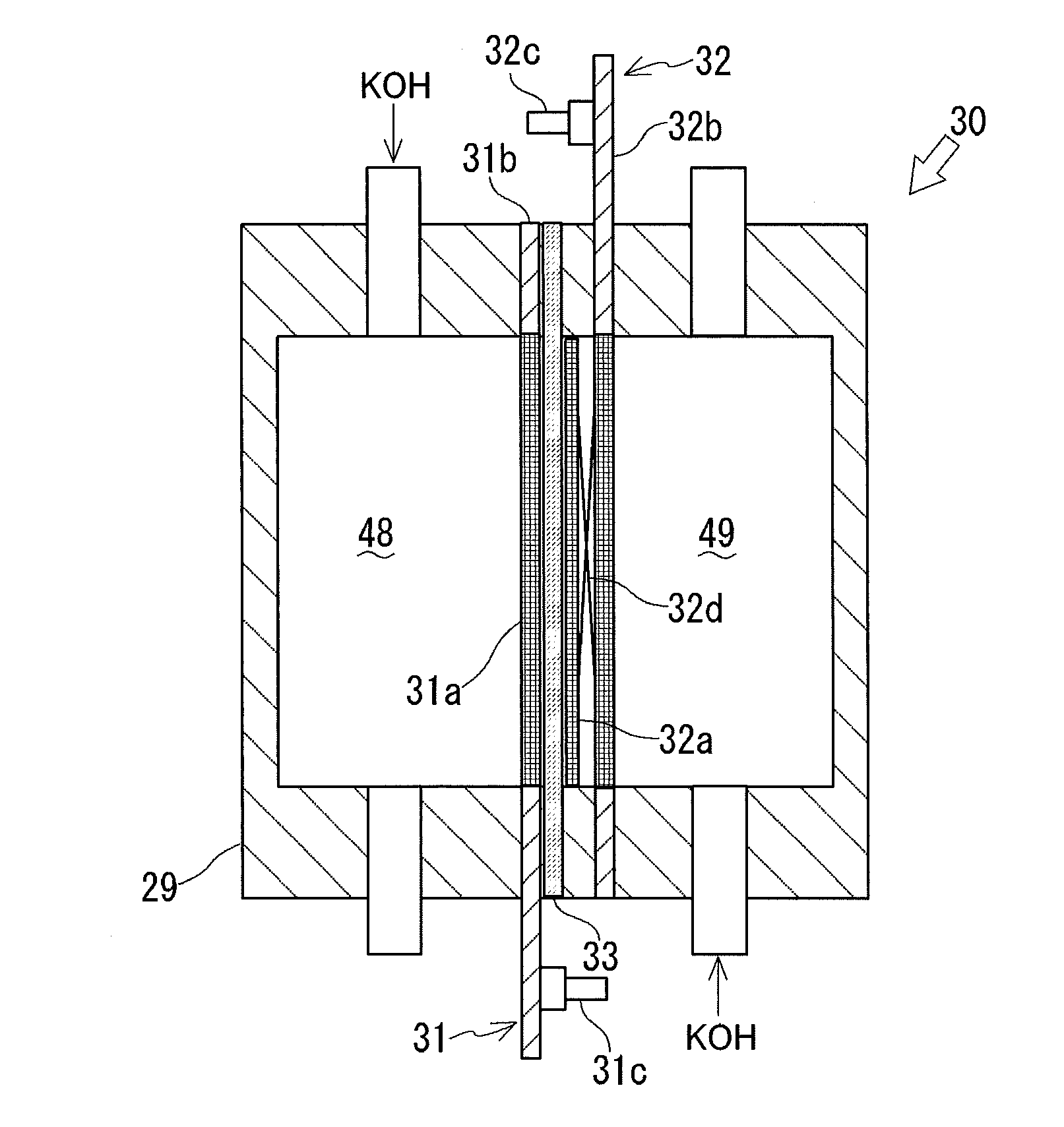 Alkaline water electrolysis diaphragm, method of manufacturing same, and alkaline water electrolyzer