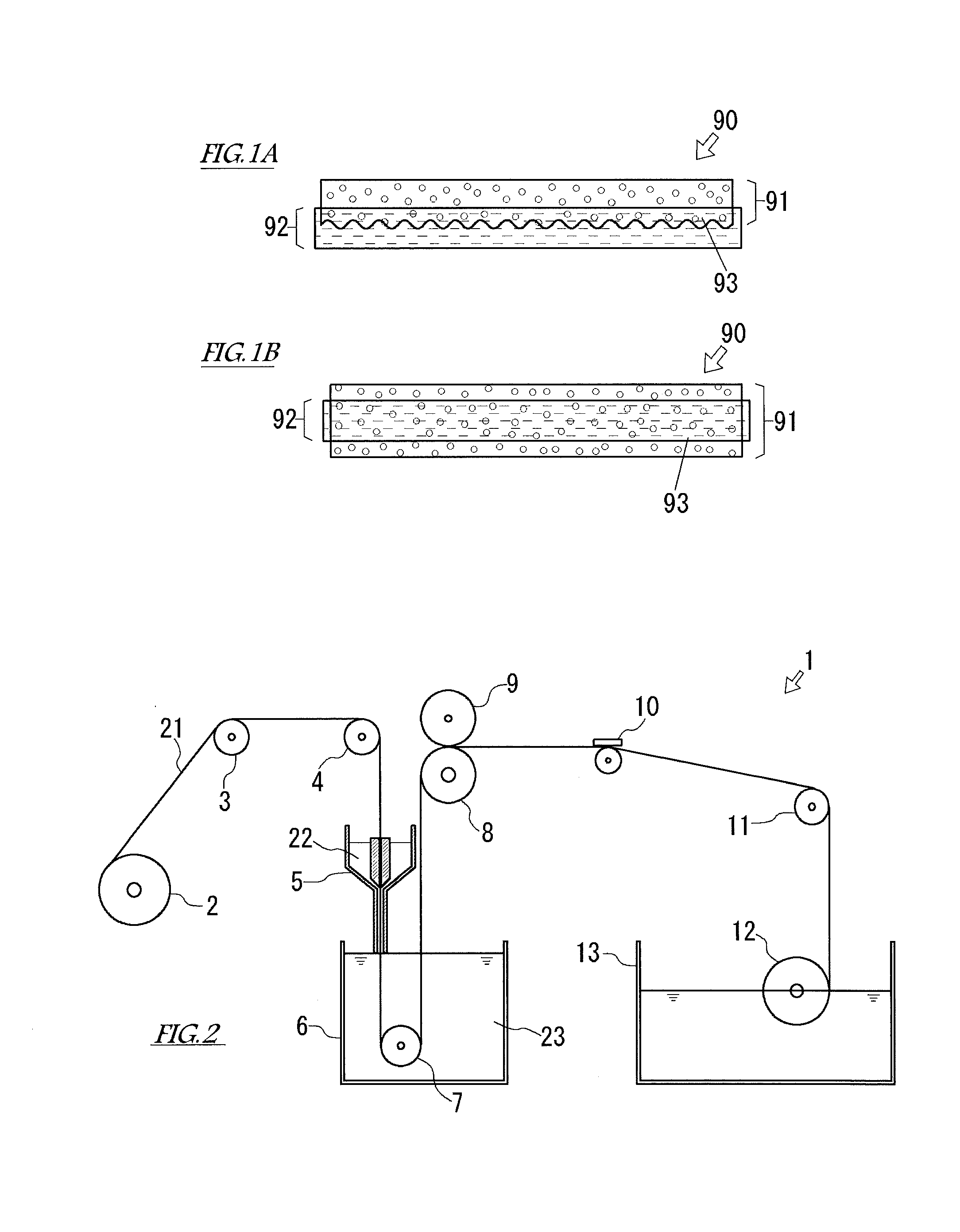 Alkaline water electrolysis diaphragm, method of manufacturing same, and alkaline water electrolyzer