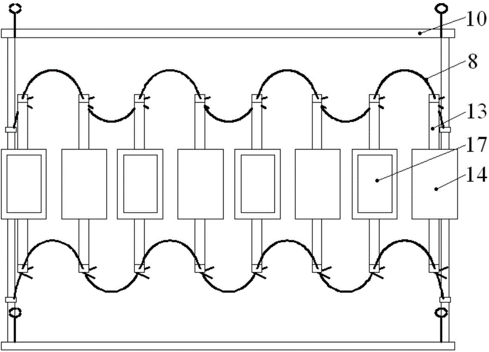 Soil sample dry and wet circulating test instrument