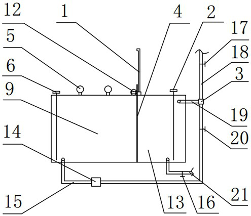 Automatically controlled circulating water tank for simulating instantaneous dam failure