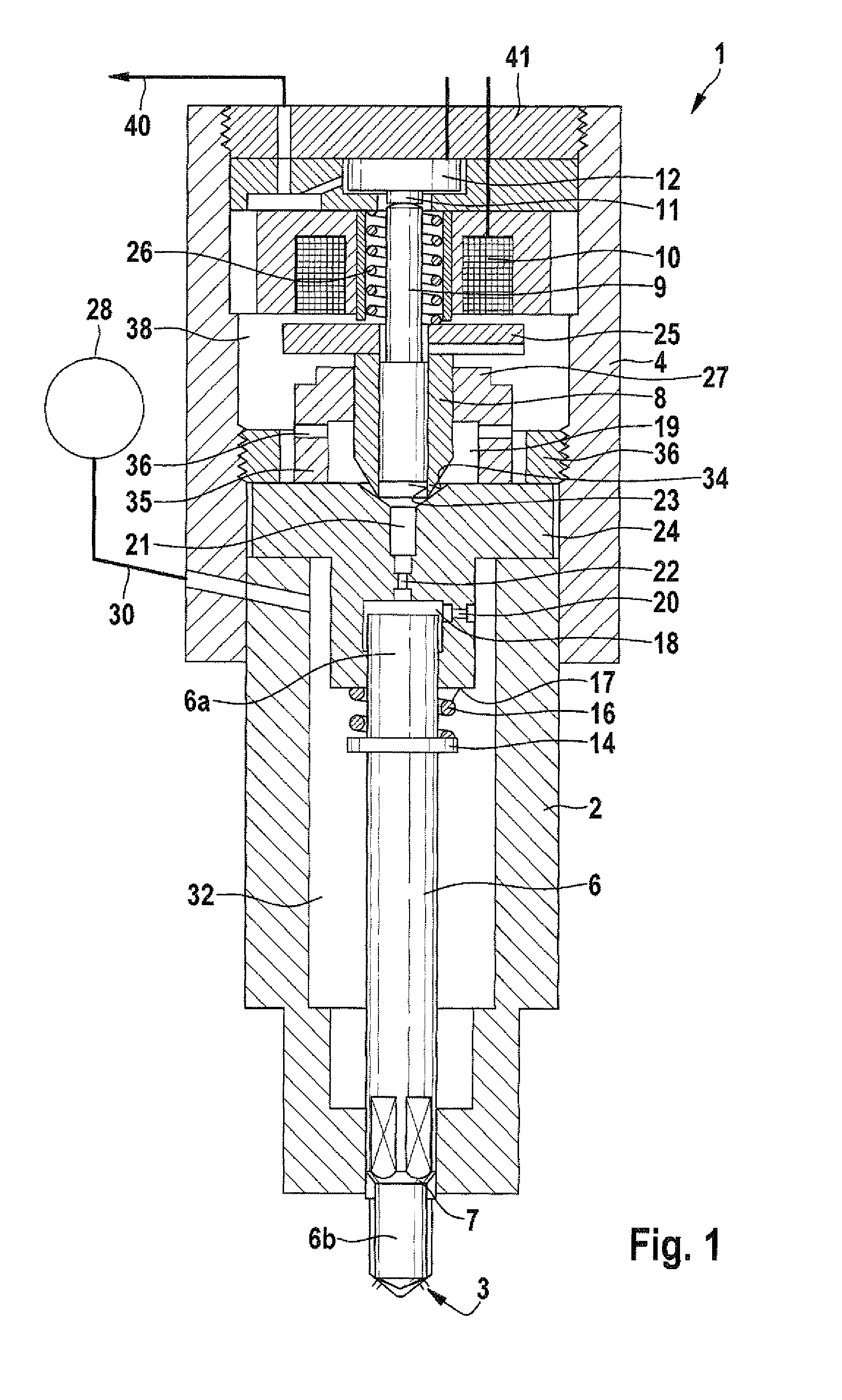 Fuel injector having pressure sensor