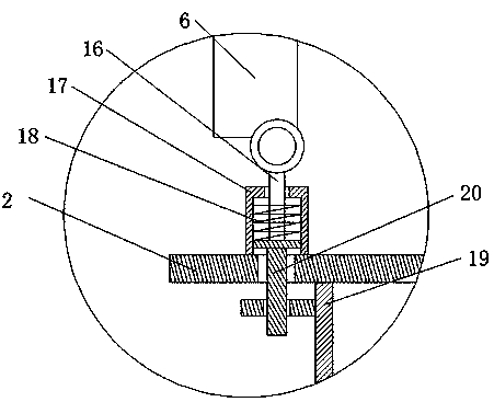 Cleaning and disinfecting device for obstetrical nursing instrument