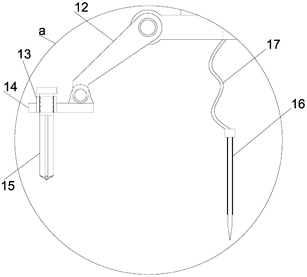 Anti-seismic erecting device for building mechanical and electrical cable installation