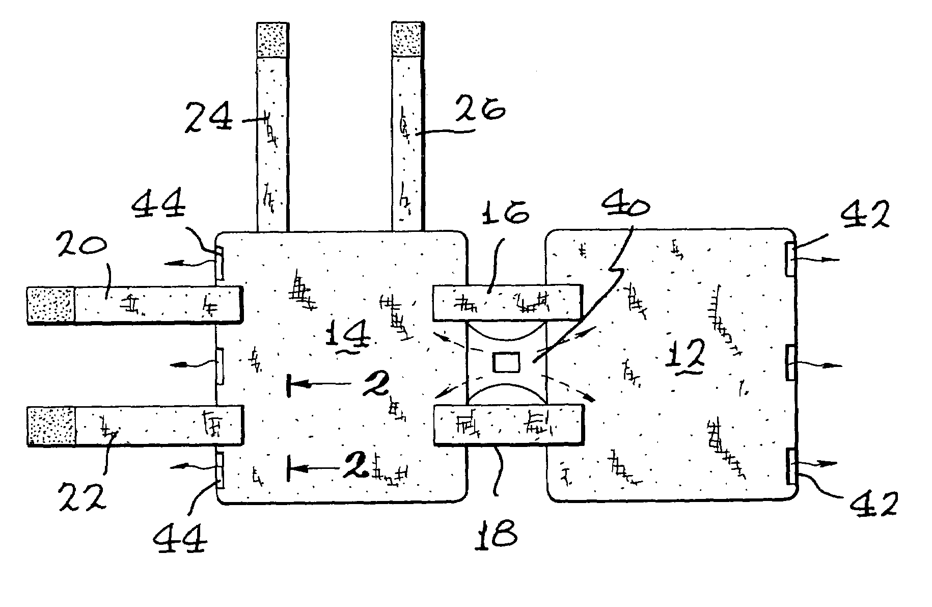 Temperature conditioning apparatus for the trunk of a human body