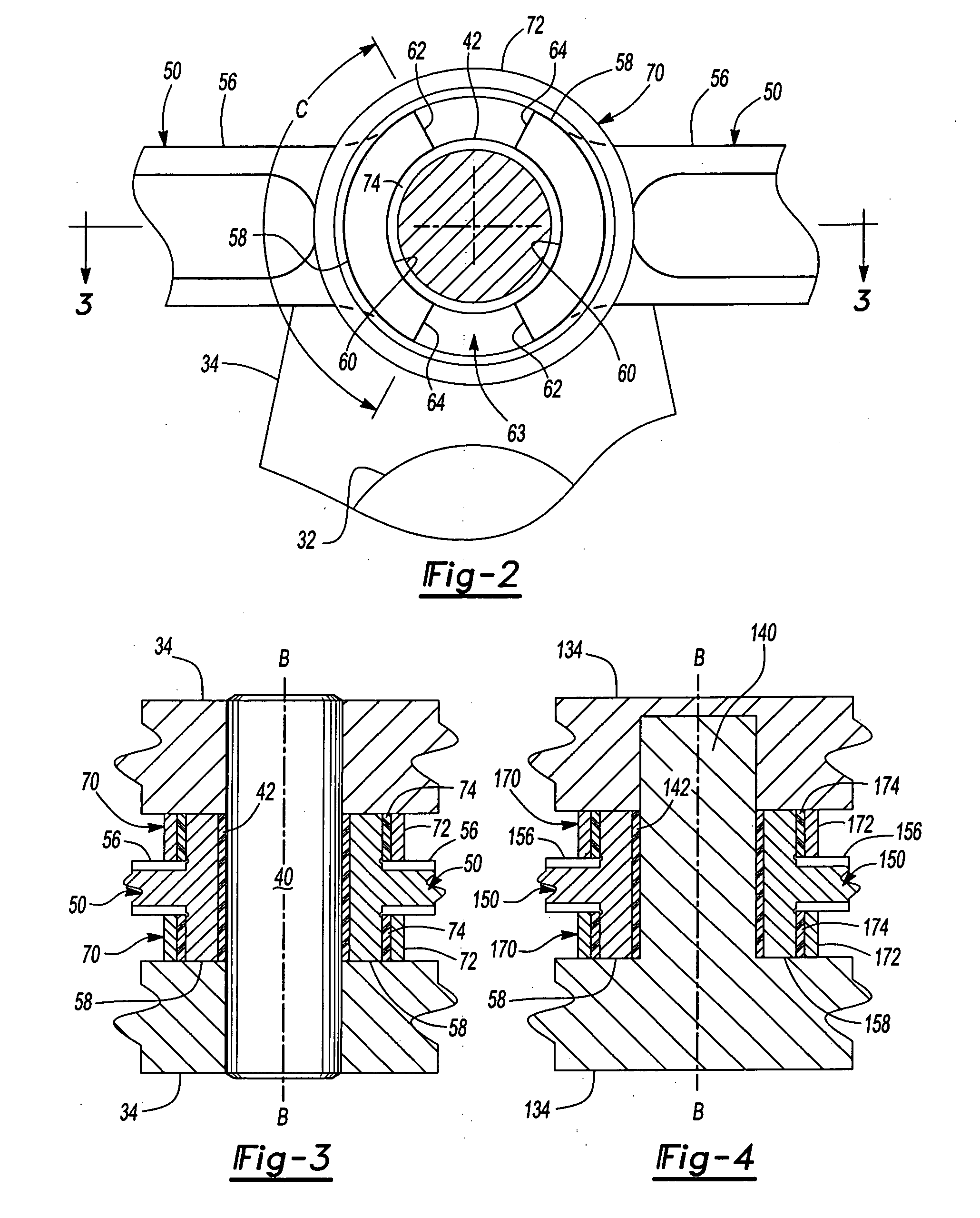 Inline crankshaft journal