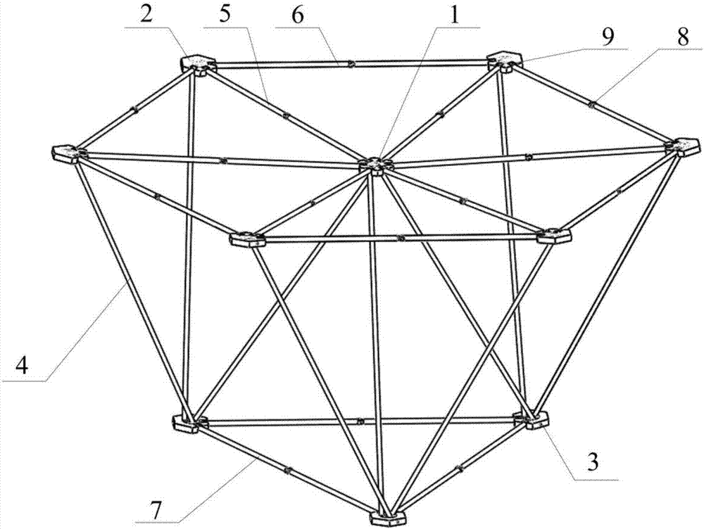 9RR-12URU-3URU symmetrical extendable basic unit mechanism