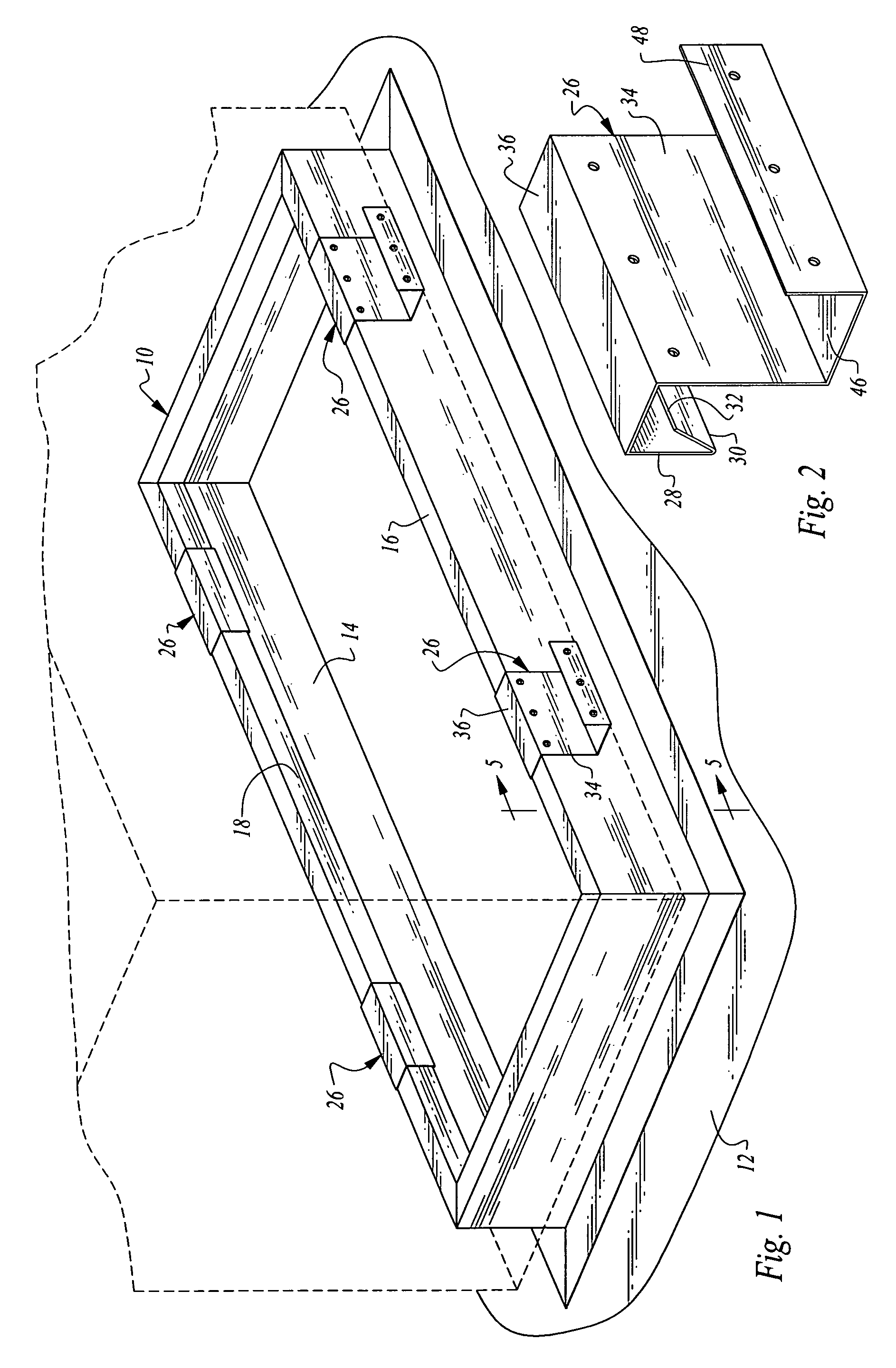 Air conditioner roof support system