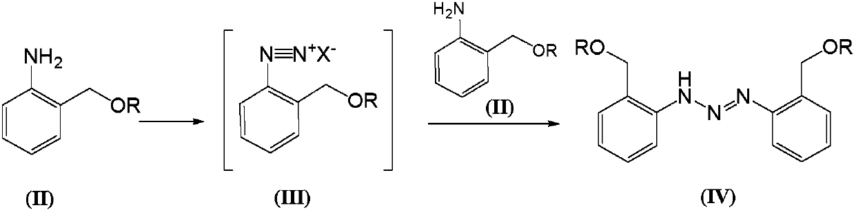 Telescoping synthesis of 2-methoxymethyl-p-phenylenediamine