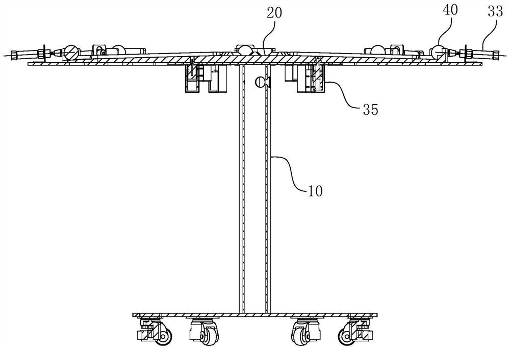 Unmanned driving demonstration device based on cross roads and control method thereof