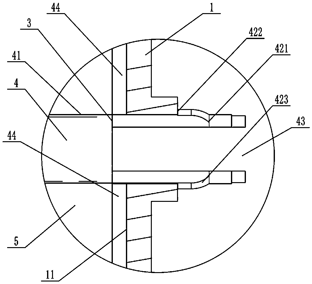 Small electronic equipment mounting structure based on novel screw