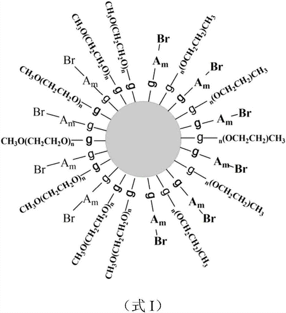 Polymer mixed type grafted nano silicon dioxide, PVDF (Polyvinylidene Fluoride) microfiltration membrane and application thereof