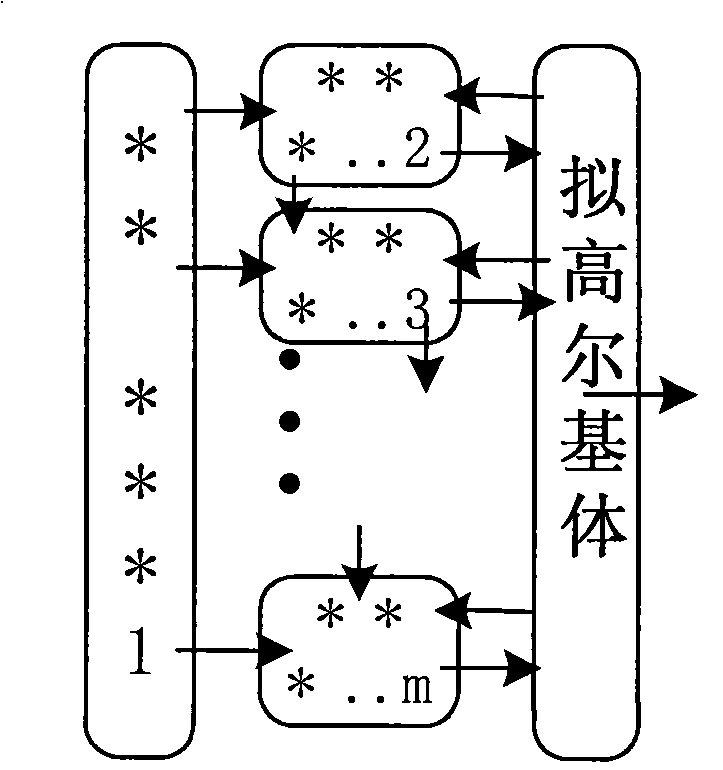 Gasoline concoction optimization scheduling method based on quasi-dictyosome film computation