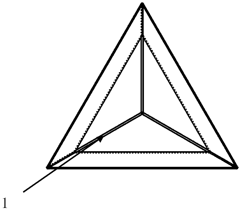 Pyramid loosening material filler