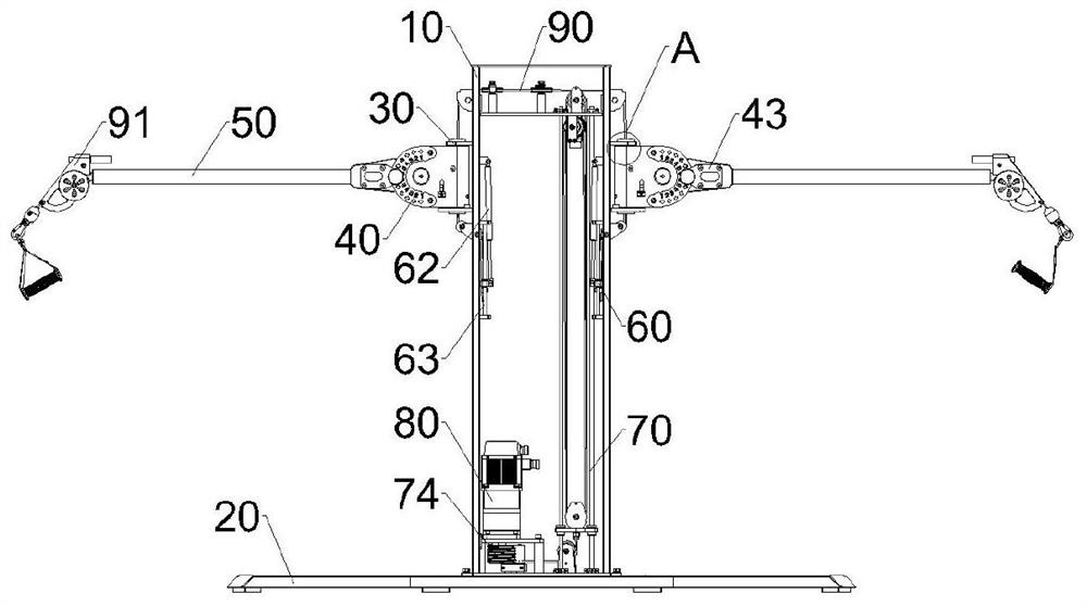 Vertical exercise equipment