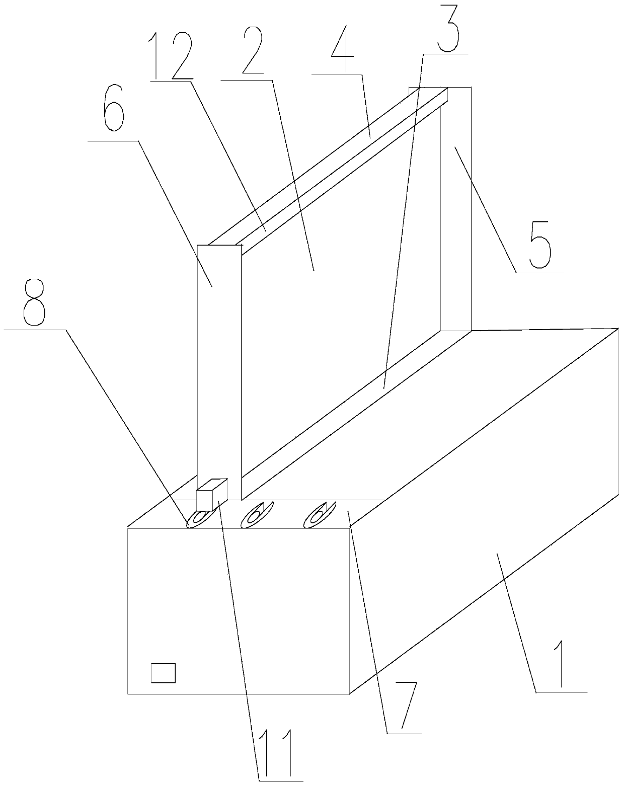 An integrated structure for beekeeping that is convenient for taking out honey