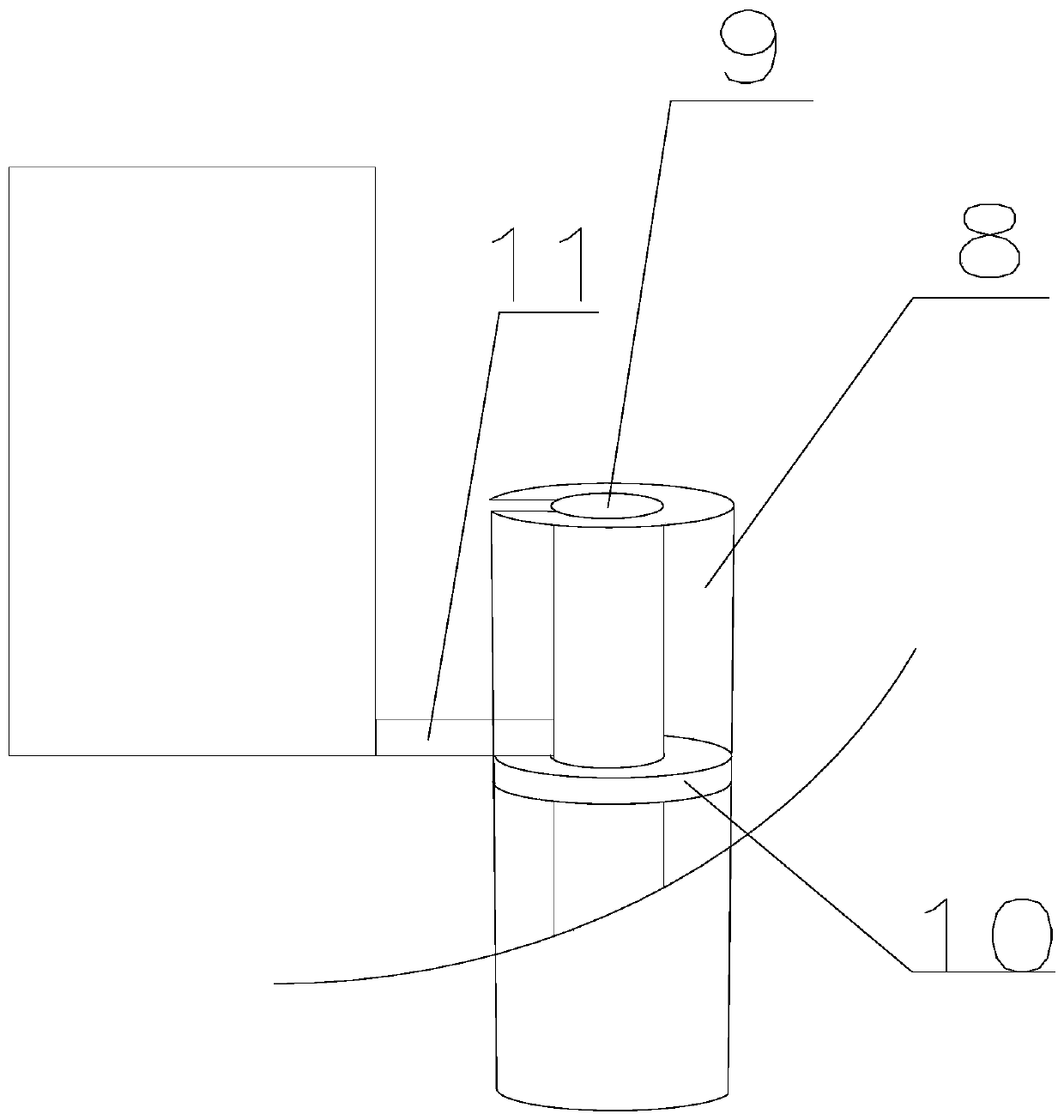 An integrated structure for beekeeping that is convenient for taking out honey