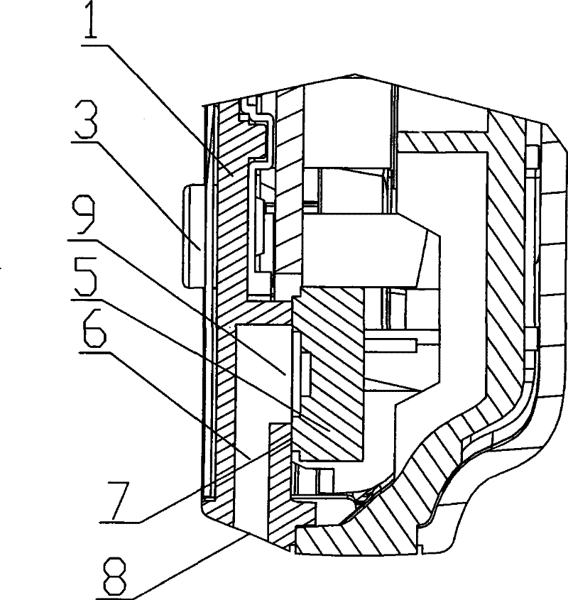 A mobile phone with sound-guiding microphone structure at the bottom