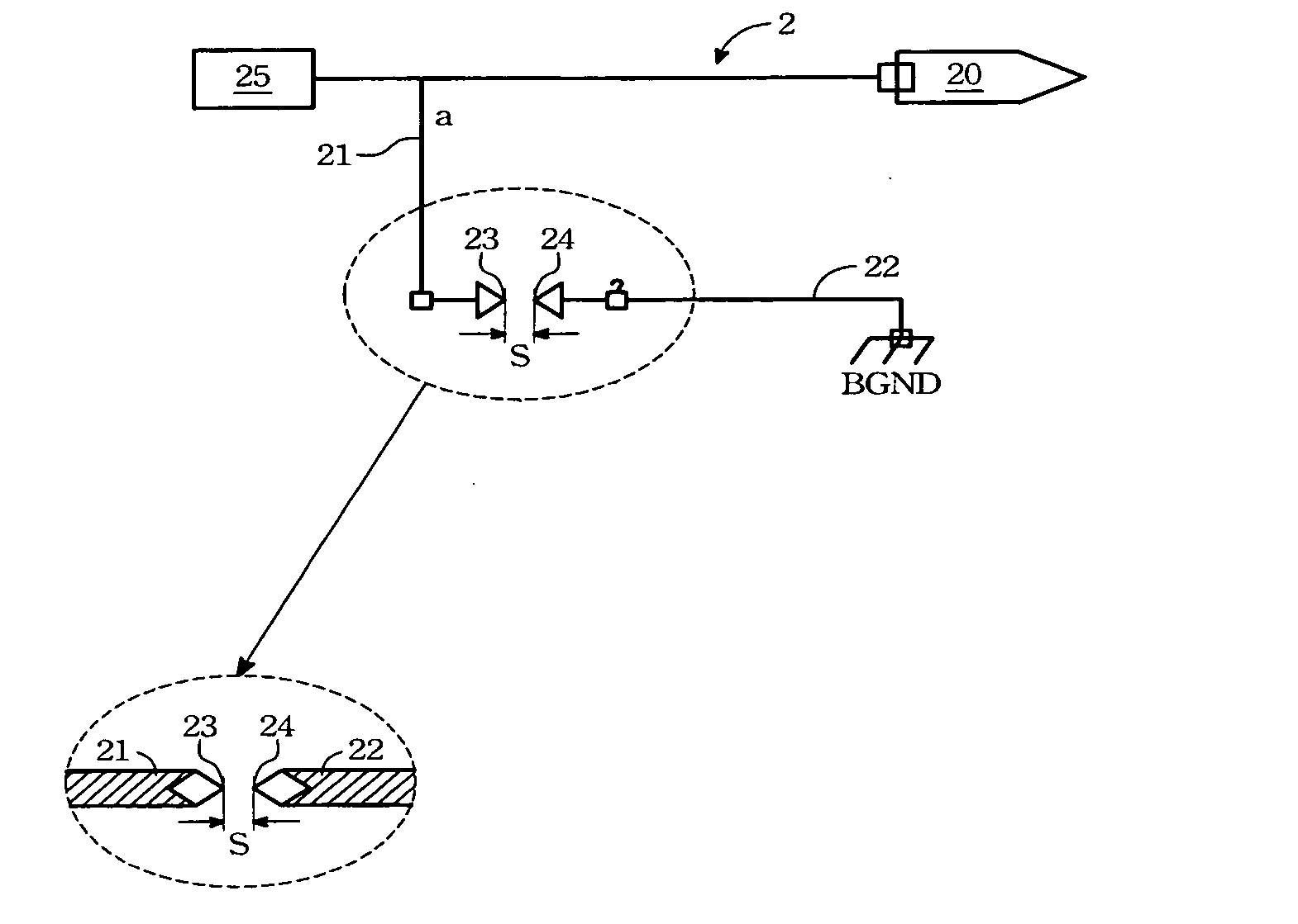 Printed circuit board (PCB) with electrostatic discharge protection