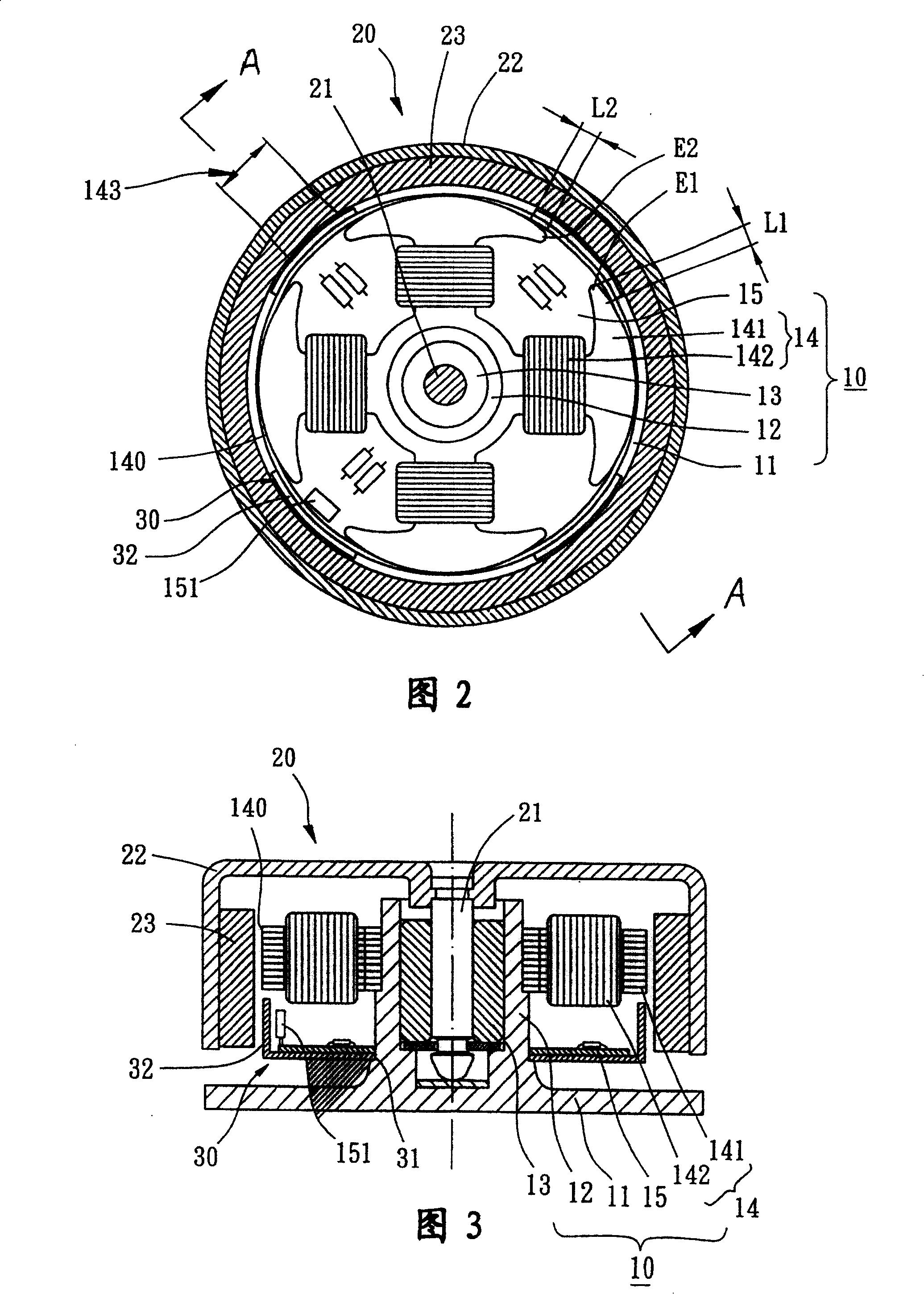 Motor with magnetic-sensing balance sheet